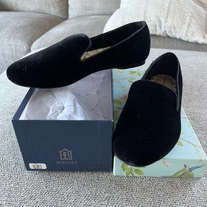Birdies - The Starling (Black Crushed Velvet), Size 9